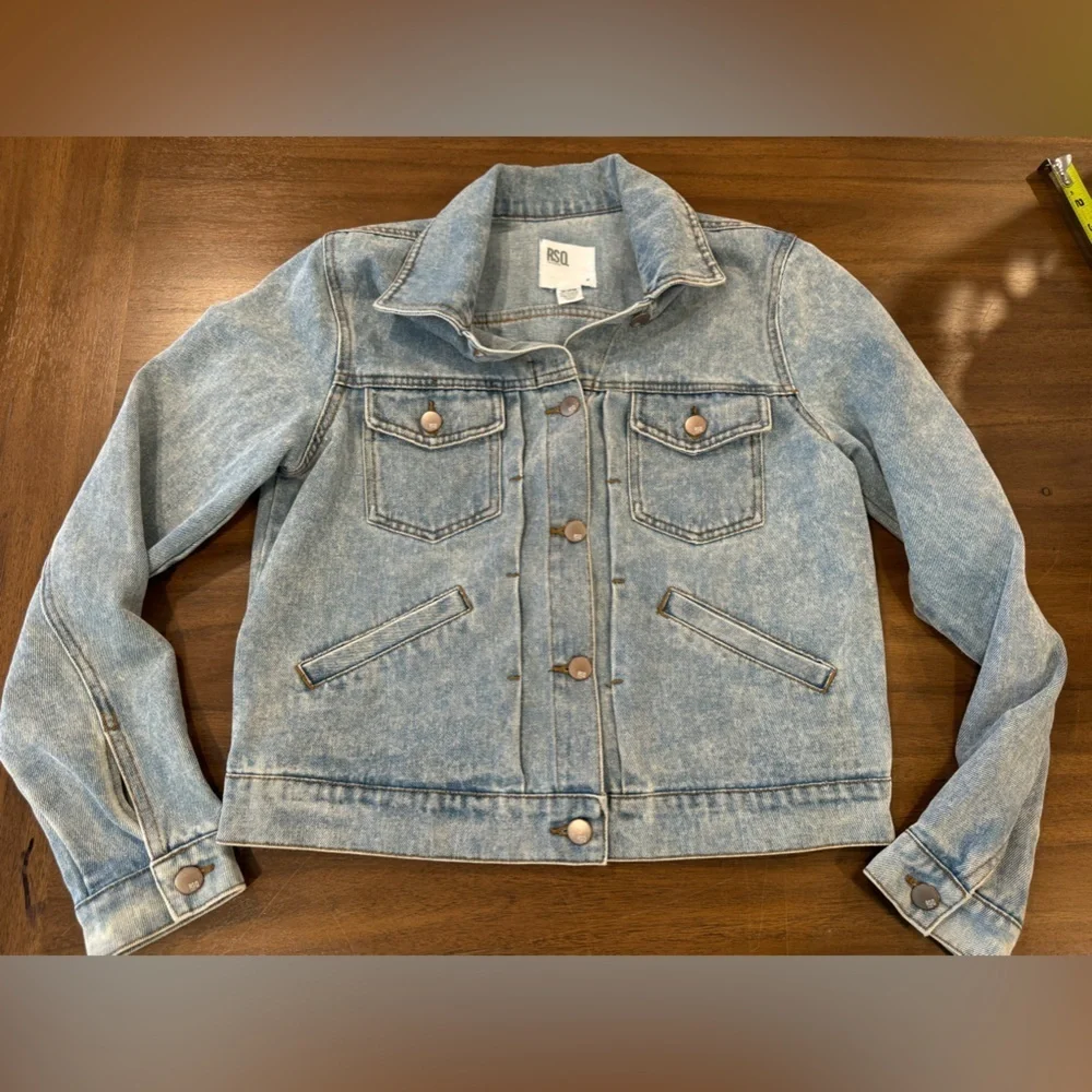 RSQ Collective Denim Jacket Size Medium - Picture 4 of 7